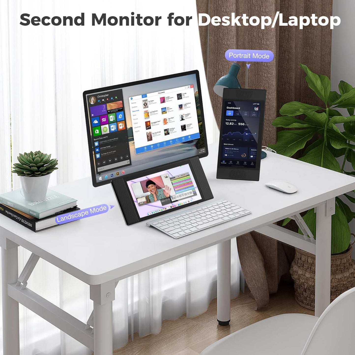 V2com Portable Monitor for Laptop Touch Screen - L1